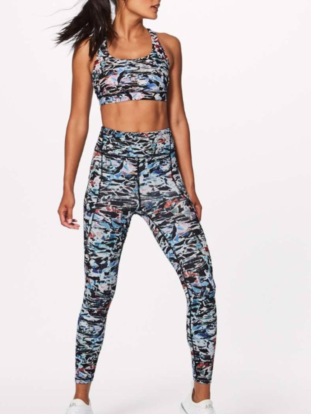 Lululemon Break Free Tight (25") Culture Clash Starlight Black Size 2